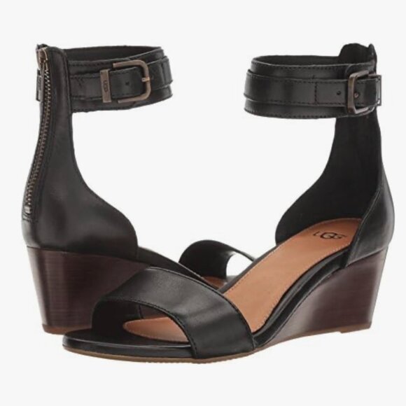 Ugg Char Wedge Sandals - Picture 1 of 12